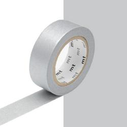 Washi Tape Zilver - 10 meter x 1,5 cm. - Masking Tape Silver