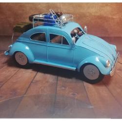 VW kever modelauto 50 cm baby blauw groot herby