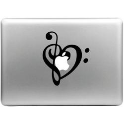 MacBook sticker - Art heart