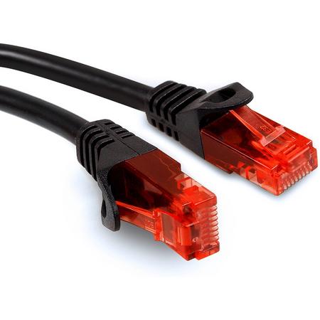 Kabel patchkabel UTP cat6 plug-plug 1 m zwart Maclean MCTV-740