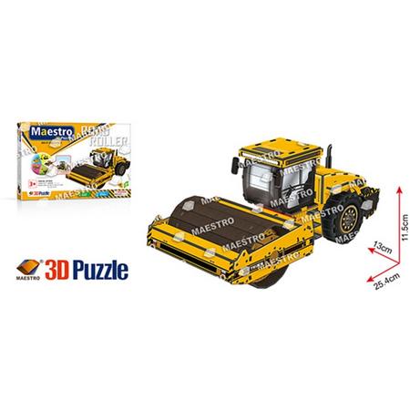 Maestro 3D puzzle Road roller wals