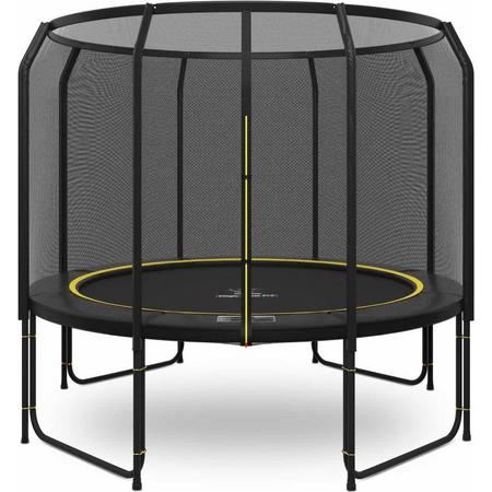 Magic Jump Fiber Black trampoline 305 cm met veiligheidsnet