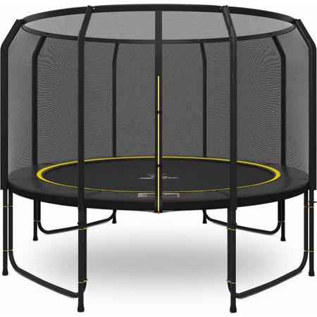 Magic Jump Fiber Black trampoline 366 cm met veiligheidsnet