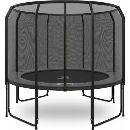 Magic Jump Fiber Grey trampoline 305 cm met veiligheidsnet