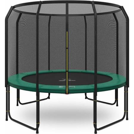 Magic Jump Fiber trampoline 305 cm Groen met veiligheidsnet