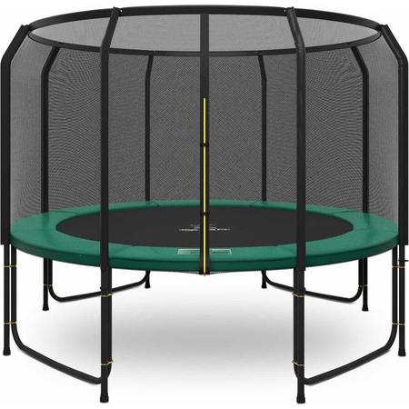 Magic Jump Fiber trampoline 366 cm Groen met veiligheidsnet