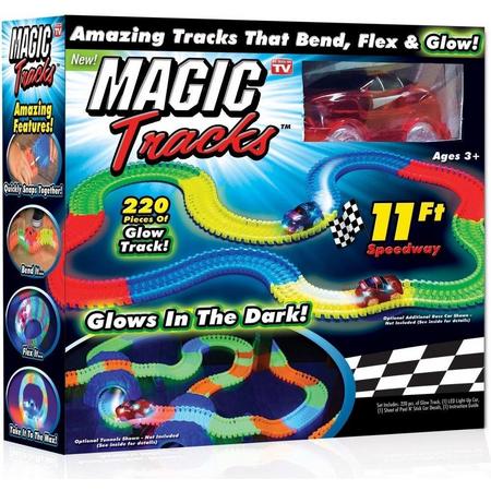220-delige Magic Tracks Glow In The Dark Racebaan