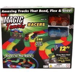 Magic Tracks Racers Set Glow In The Dark