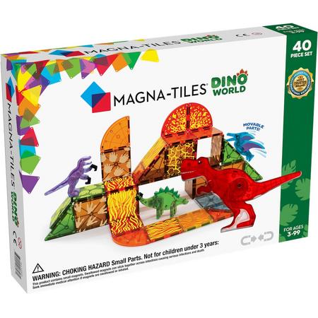 MagnaTiles - 22840 - Dino World 40 stuks set