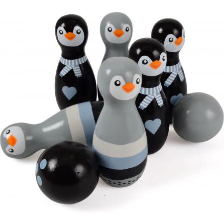 Houten pinguïn bowl spel, bowlen voor kinderen