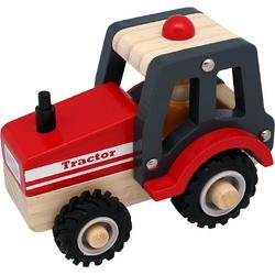 Tractor met rubber wielen