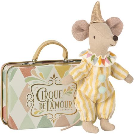Maileg Clown in suitcase, Mouse