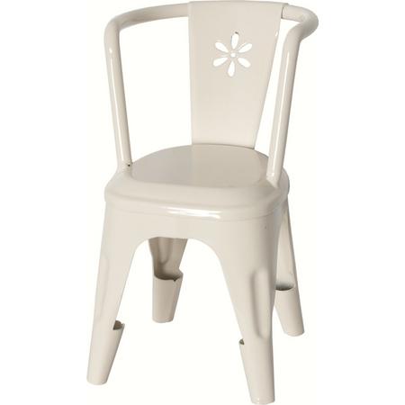 Maileg Metal chair, offwhite