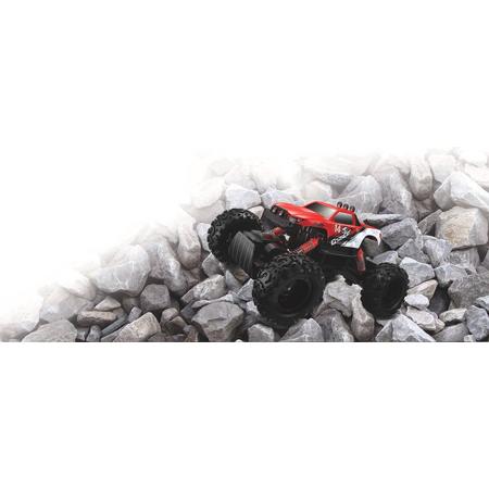 Maisto Tech Rock Crawler 6x6 2.4 GHz RC 1:13 rood/wit/zwart (incl batteries)