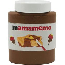 Mama Memo Mama-tella Chocoladepasta Hout 6 Cm Bruin