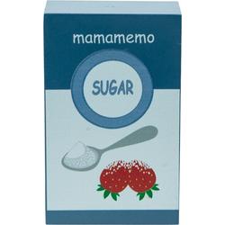 Mamamemo Pak Suiker 10 Cm Hout Lichtblauw/wit
