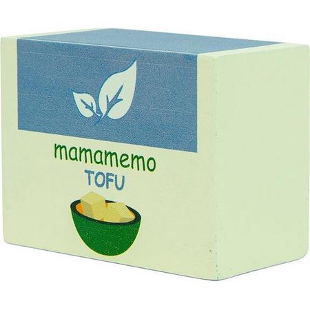 Mamamemo Tofu 10 X 8 Cm Hout Ivoorwit/lichtblauw
