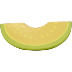 schijf cantaloupe meloen hout geel/groen