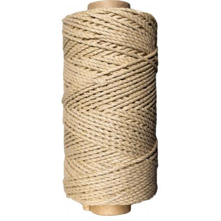Katoen macramé touw - Macramé koord - Zand - 3mm dik - 140 meter - 600 gram