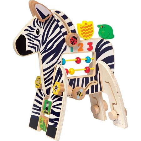 Manhattan Toy Activiteitenspeelgoed Safari Zebra Junior 33 Cm