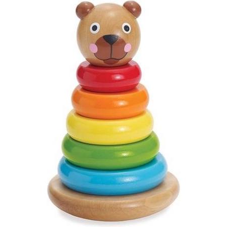 Manhattan Toy Stapeltoren Brilliant Bear Magnetic Hout 8-delig