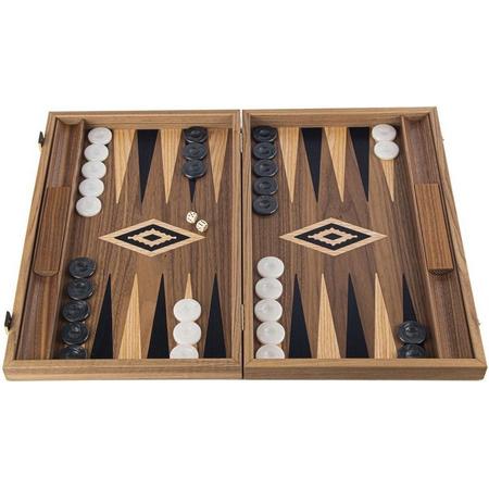 American Walnut Backgammon - 48 x 30 cm  Top Kwaliteit