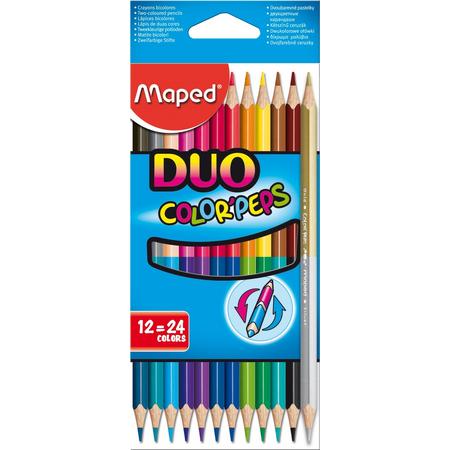 ColorPeps kleurpotlood Duo - in kartonnen doos x 12