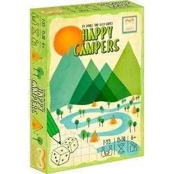 Happy Campers - Roll & Write - Dobbelspel - Familiespel - Vakantie
