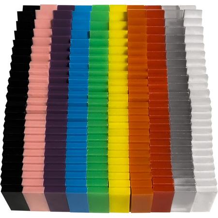 Domino stenen Don Domino 10-kleurenmix (250 steentjes)