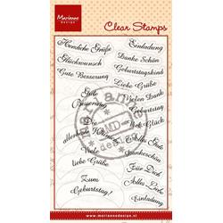 Clear Stamps Anjas labels Wunsche