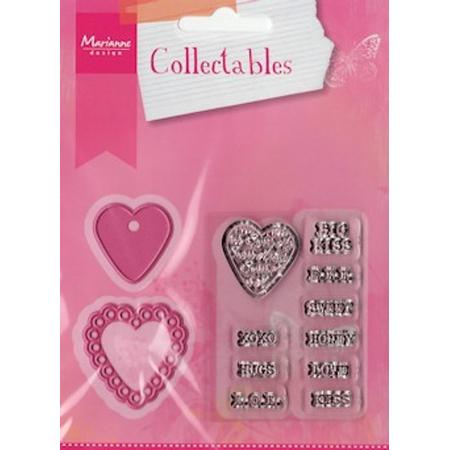 Marianne Design Col 1307 Candy hearts GB