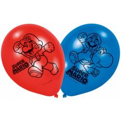 6 latex Super Mario™ ballonnen -  