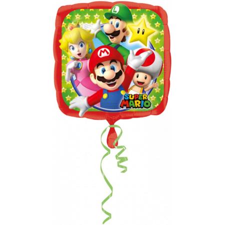 Aluminium ballon Mario Bros™ - Feestdecoratievoorwerp