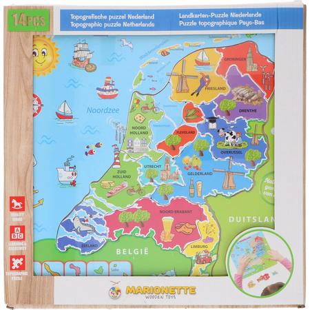 Marionette speelgoed puzzel Nederland