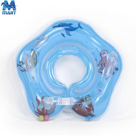 Baby zwemring Blauw - Opblaasbare nekring - Baby zwembad - Baby zwemband - Nekring