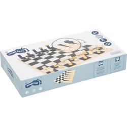 schaak en backgammmon spel (golden edition)