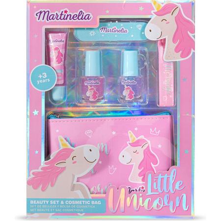 Martinelia - Unicorn Sweet Beauty kinder make up cadeau set incl. etui 13 x 10 cm