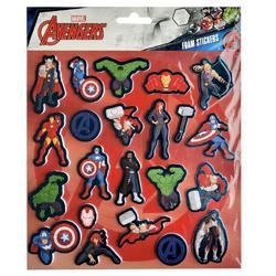 Marvel Avengers - Foam stickers 22 stuks met metallic effect - knutselen - verjaardag - kado - cadeau - Hulk - Captain America - Black Widow - Thor - Falcon - Iron Man - Hawkeye - Fury - Superhelden