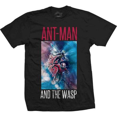 Ant-Man And The Wasp - Action Block heren unisex T-shirt zwart - L