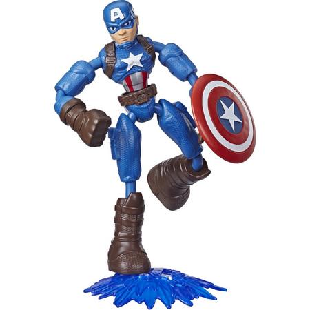 Captain America -  Avengers Bend And Flex - Speelfiguur 15cm