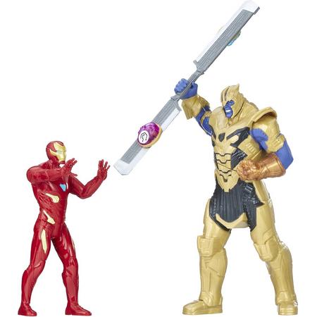 Marvel Avengers Iron Man vs Thanos Battle Set