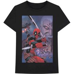 Marvel Deadpool Heren Tshirt -L- Deadpool Composite Zwart