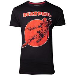 Marvel Deadpool Heren Tshirt -M- Vintage Zwart