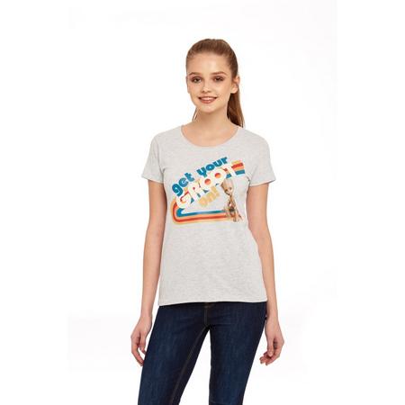 Marvel Guardians Of The Galaxy Dames Tshirt -L- Get Your Groot Grijs