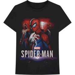 Marvel Spiderman Heren Tshirt -M- Spider Games Zwart