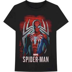 Marvel Spiderman Heren Tshirt -S- Games 1 Zwart
