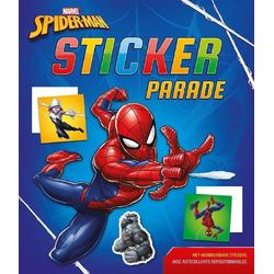   Stickerparade Spider-man Junior 28 X 24 Cm Donkerblauw