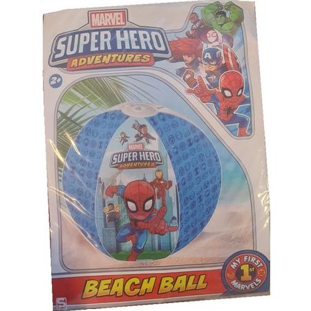 Marvel Super Hero Strandbal - Beachbal - 33 cm - Spiderman - Iron Man - Captain America