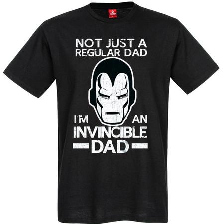 Marvel The Avengers Heren Tshirt -M- Not Regular Dad Zwart