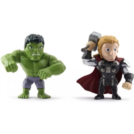 Metal Die Cast Avengers Hulk & Thor